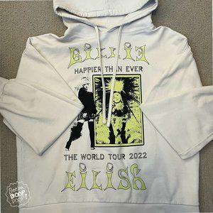 Billie Eilish "Happier Than Ever" Tour Official Merch Hoodie